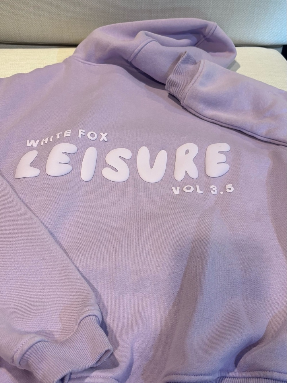 Lavender Leisure Hoodie Oversized XXS
